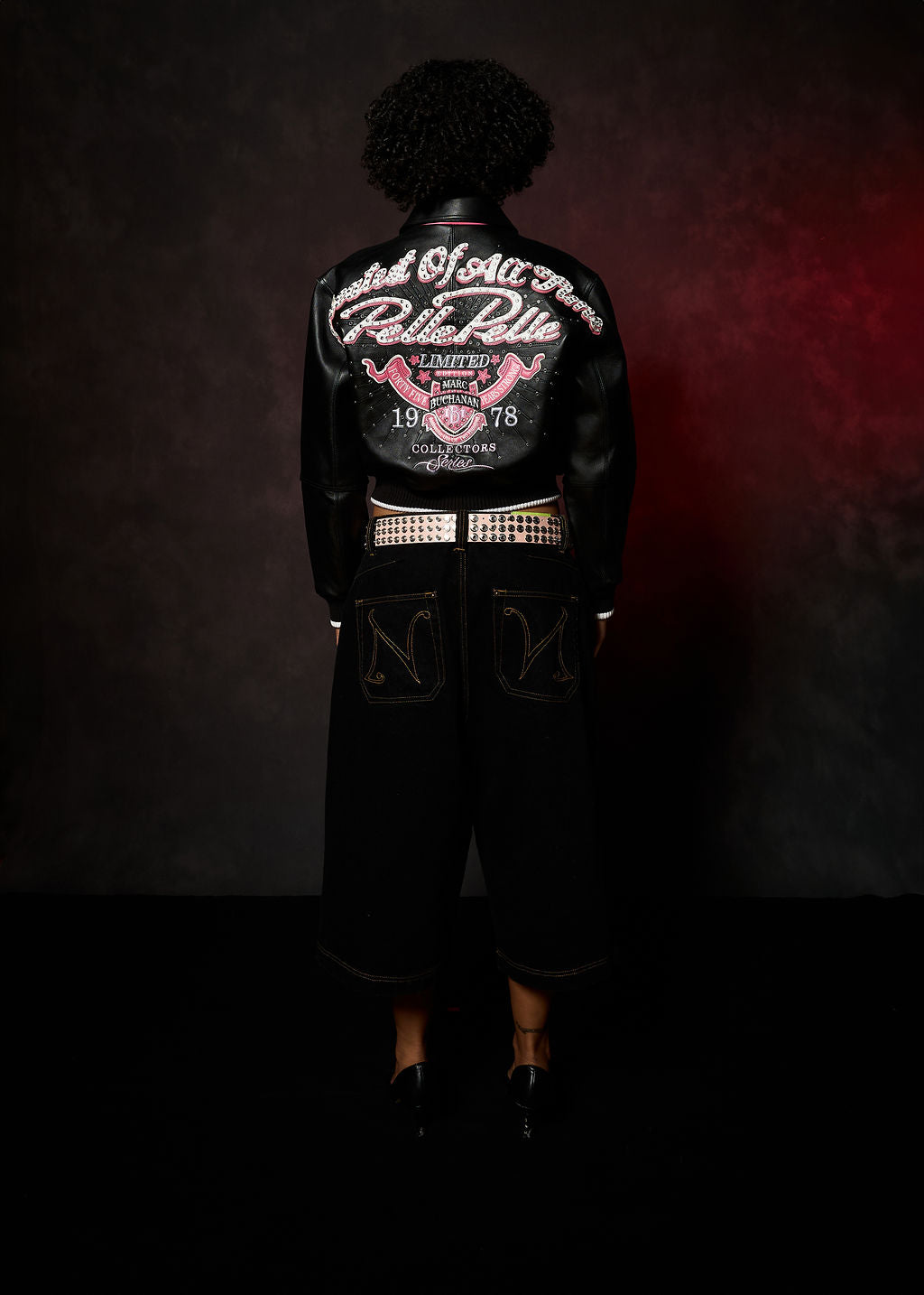 PELLE PELLE GREATEST OF ALL TIME WOMENS CROP JACKET