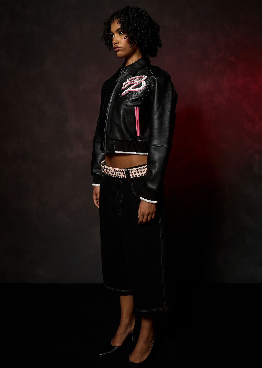 PELLE PELLE GREATEST OF ALL TIME WOMENS CROP JACKET