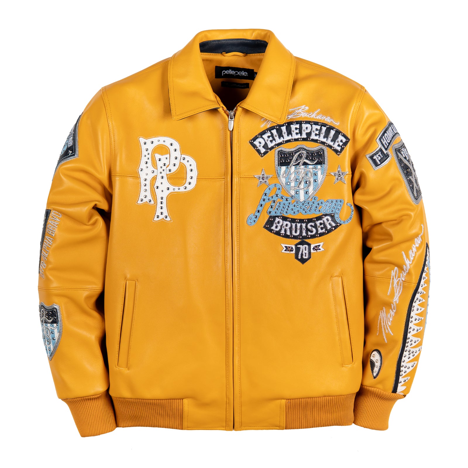 【激レア】pelle pelle スタジャン　ダウン　ブルゾン Pelle Pelle American Bruiser Plush Jacket