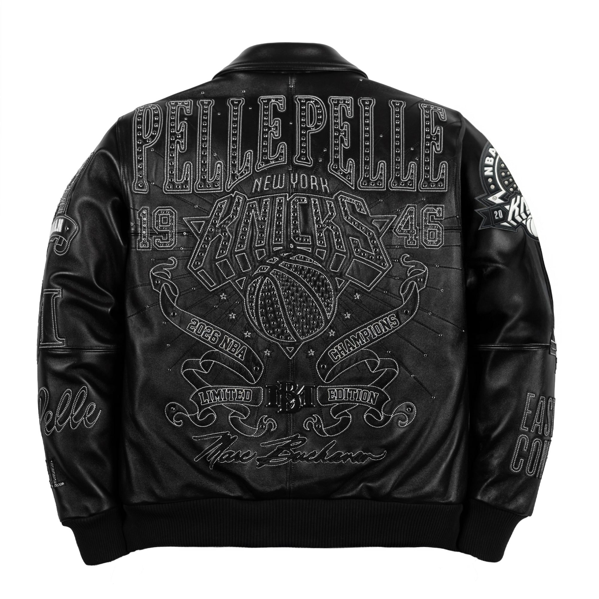 Pelle Pelle x FISLL for the city of knicks jacket