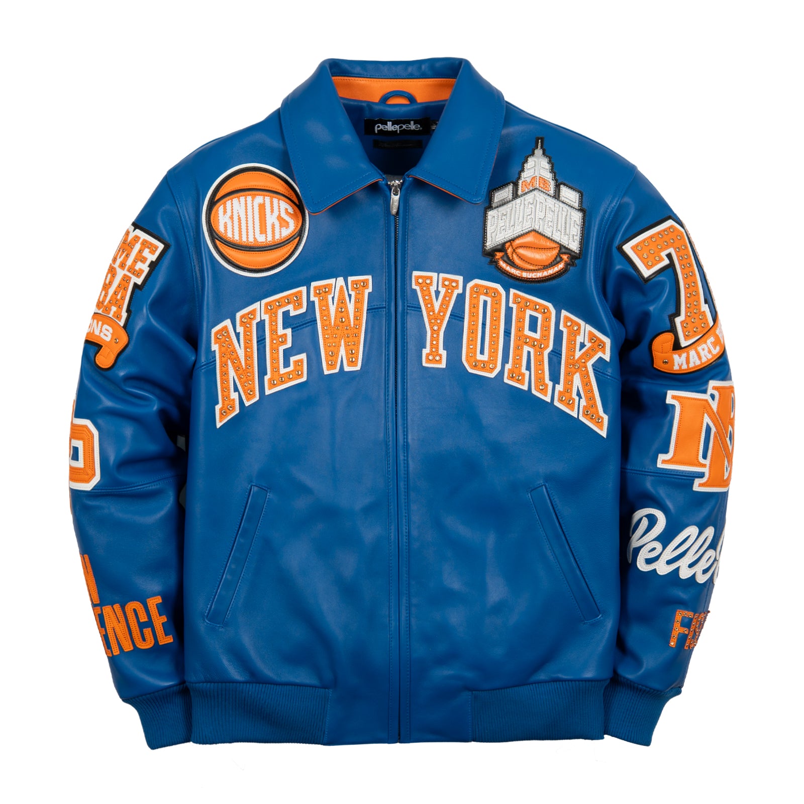 pellepelle スタジャン ウール XXXL 3XL Pelle Pelle x FISLL for the city of knicks jacket
