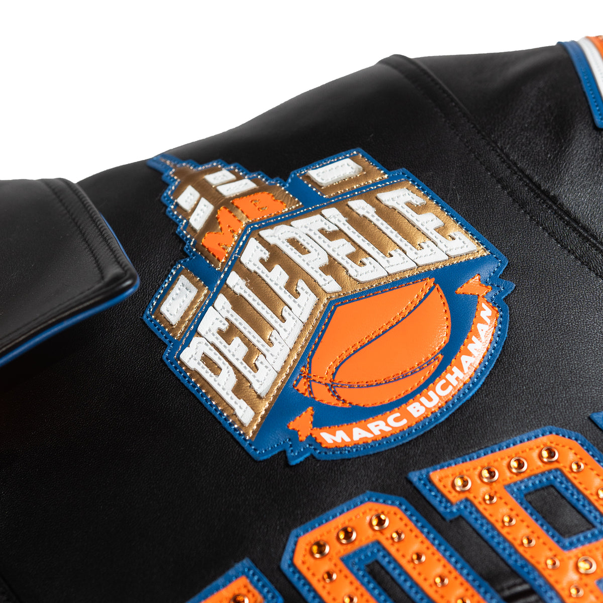 Pelle Pelle x FISLL for the city of knicks jacket