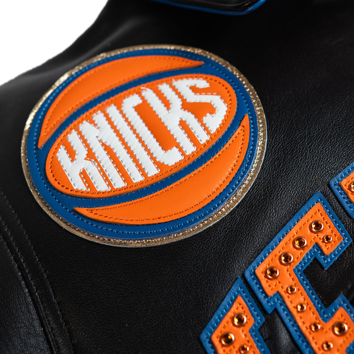 Pelle Pelle x FISLL for the city of knicks jacket