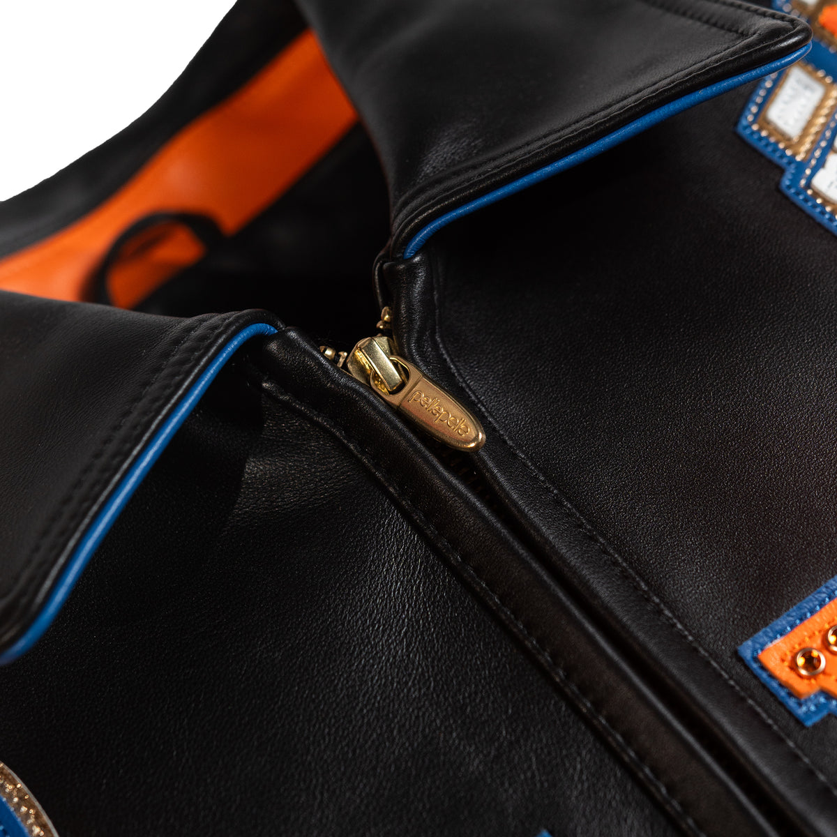 Pelle Pelle x FISLL for the city of knicks jacket