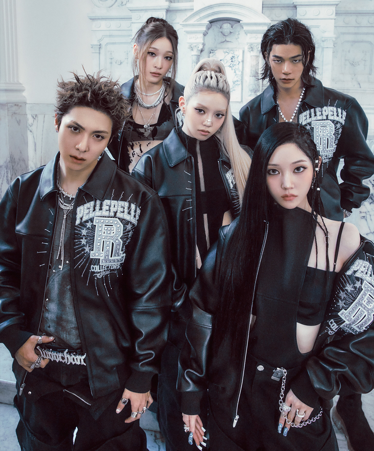 K-pop Band ALLDAY PROJECT Steps Out In Pelle Pelle x Rolling Loud Collector Series Jacket