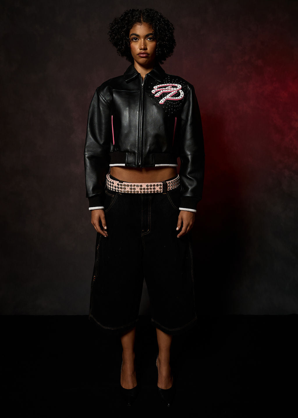 PELLE PELLE GREATEST OF ALL TIME WOMENS CROP JACKET