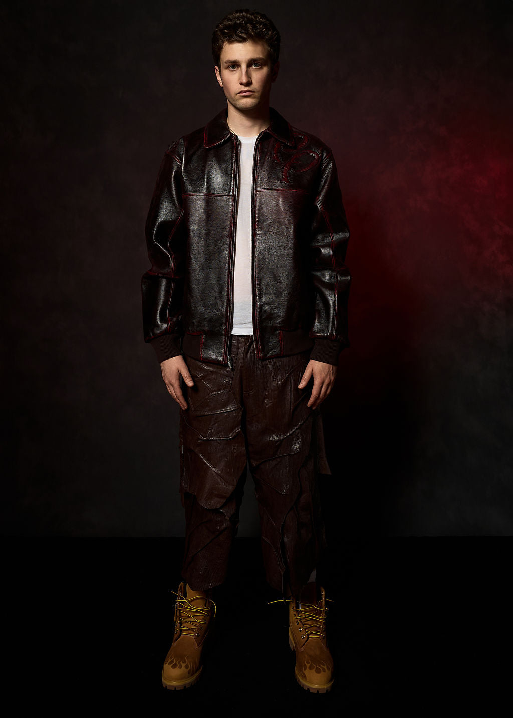 Two Tone Pelle Pelle Jacket  **Pre-Order**