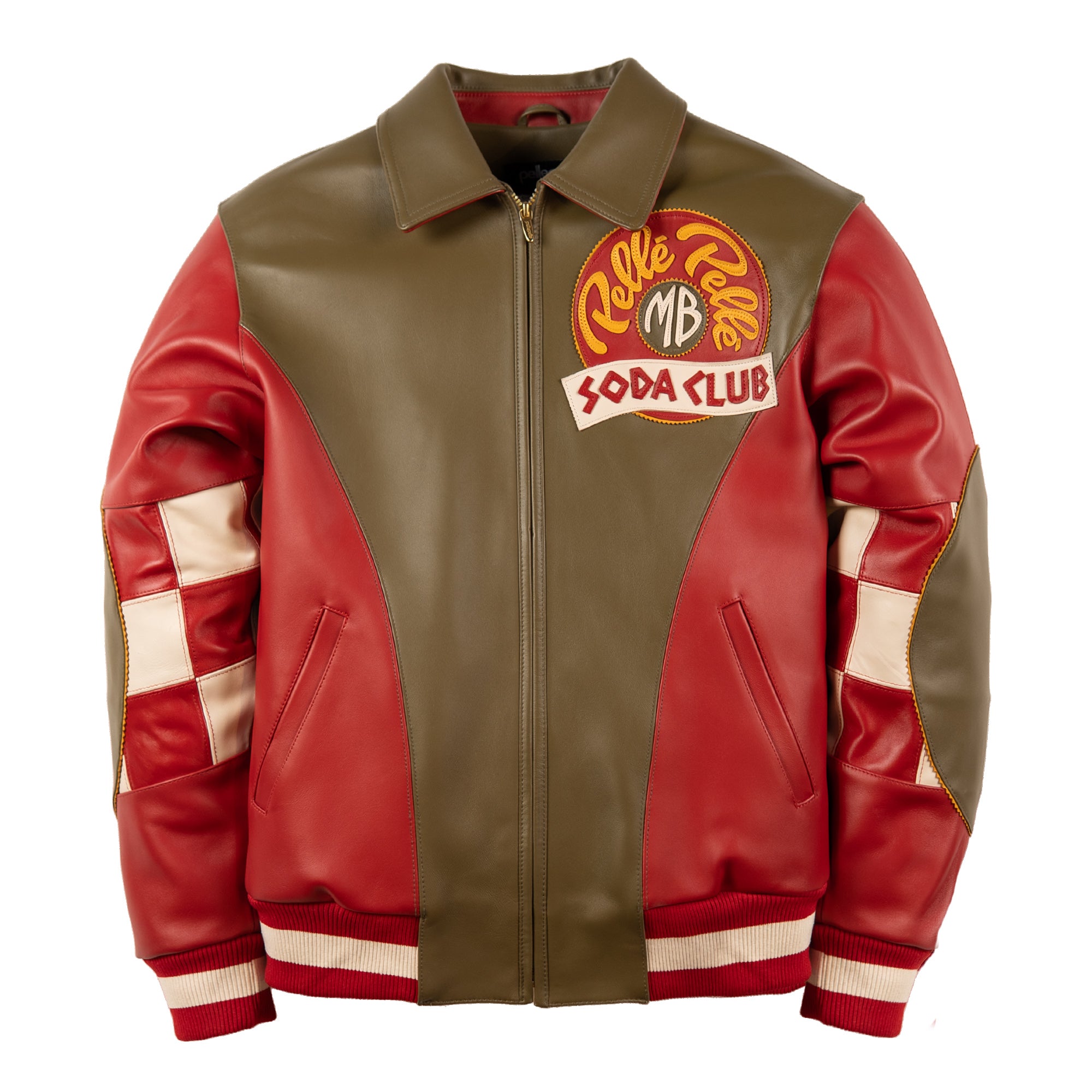 Pelle Pelle Checkered Soda Club Jacket