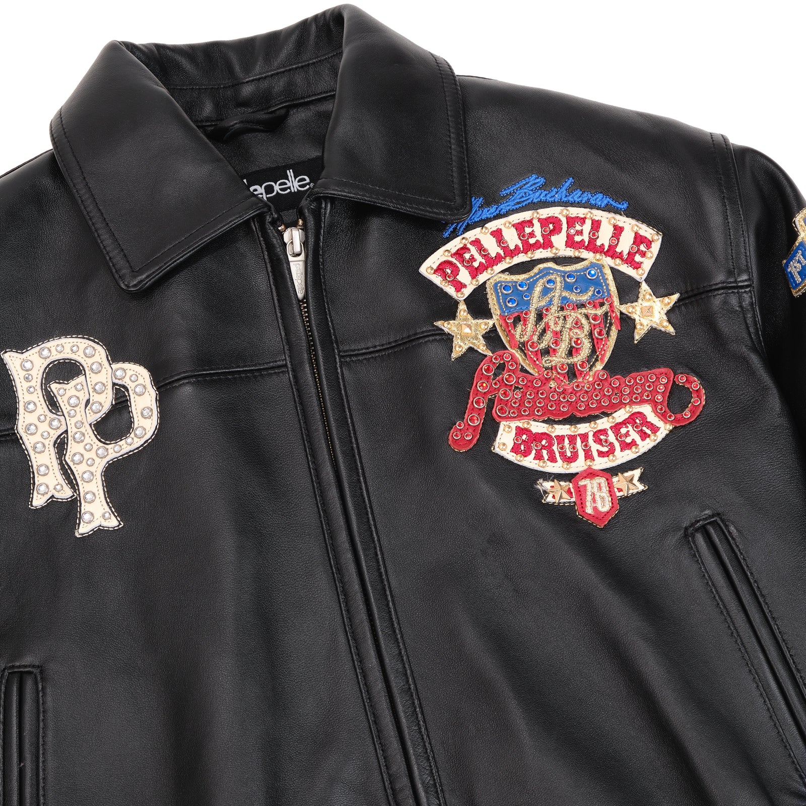 新品 Pelle Pelle AMERICAN BRUISER PLUSH Pelle Pelle American Bruiser Plush Womens Crop Jacket