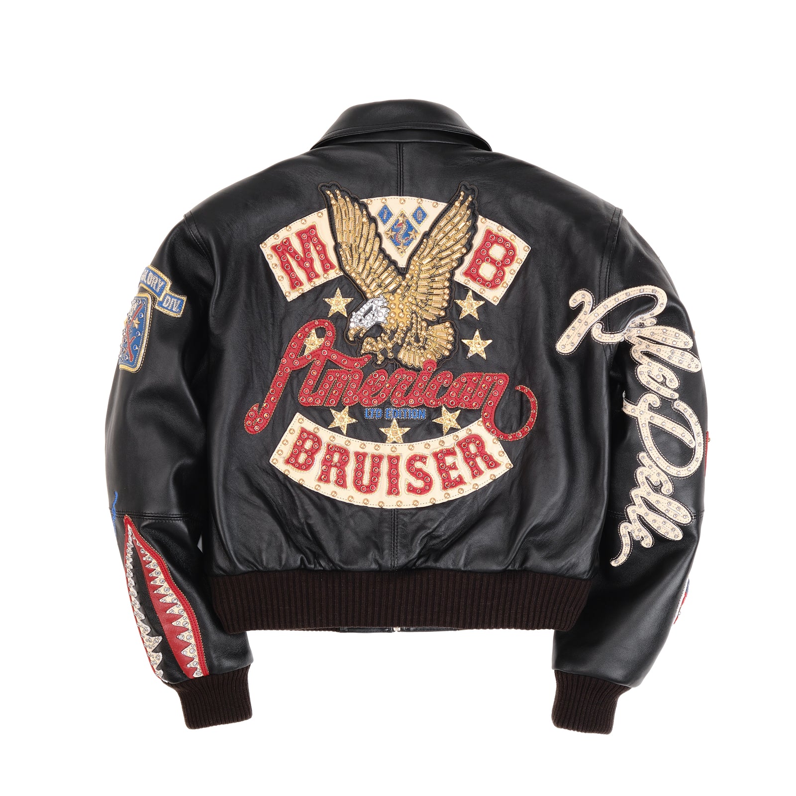 Pelle Pelle American Bruiser Plush Womens Crop Jacket