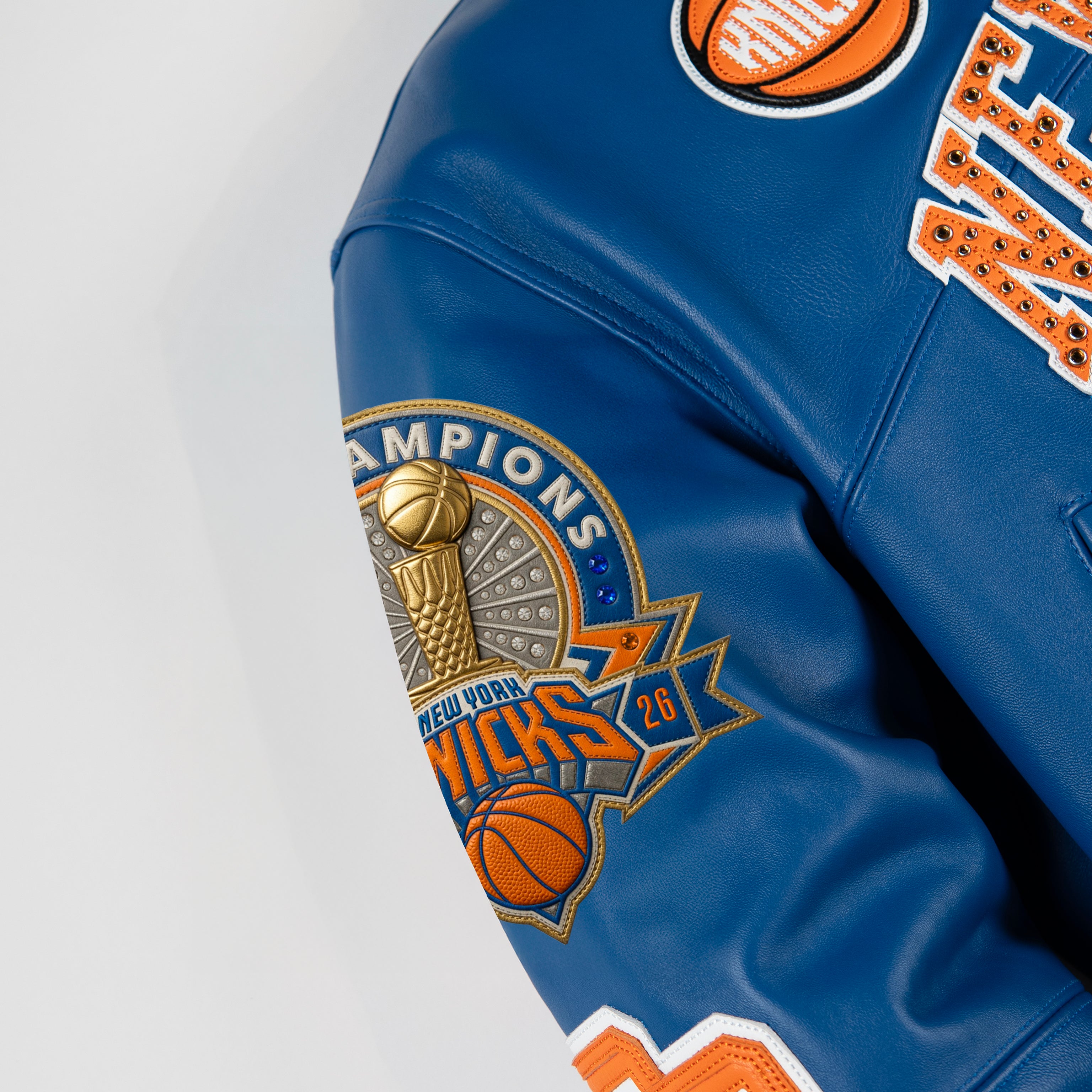 Pelle Pelle x FISLL for the city of knicks jacket