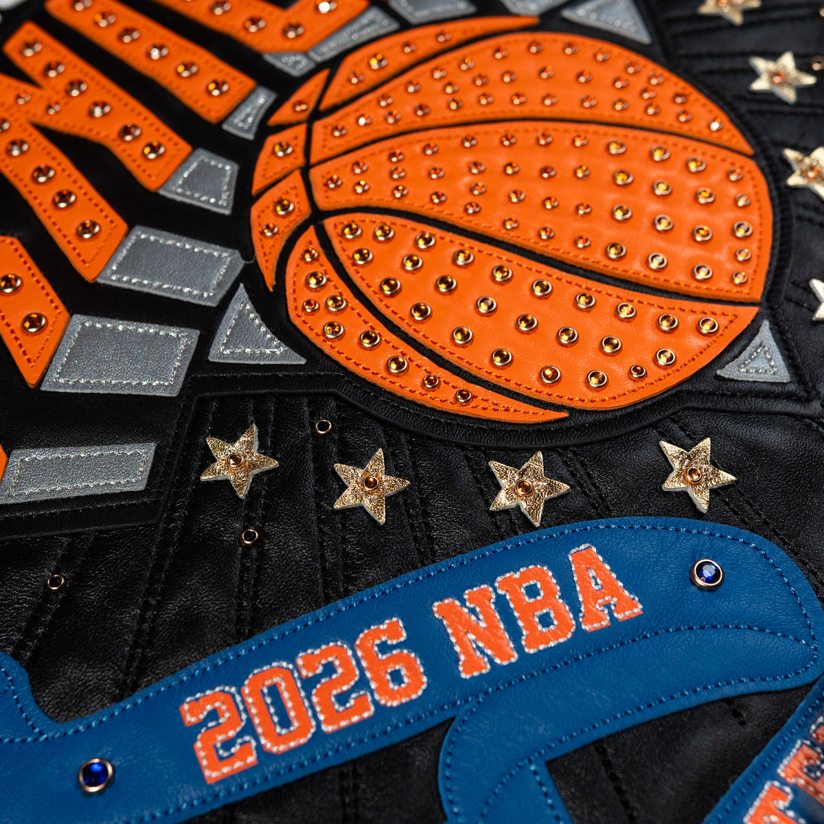Pelle Pelle x FISLL for the city of knicks jacket