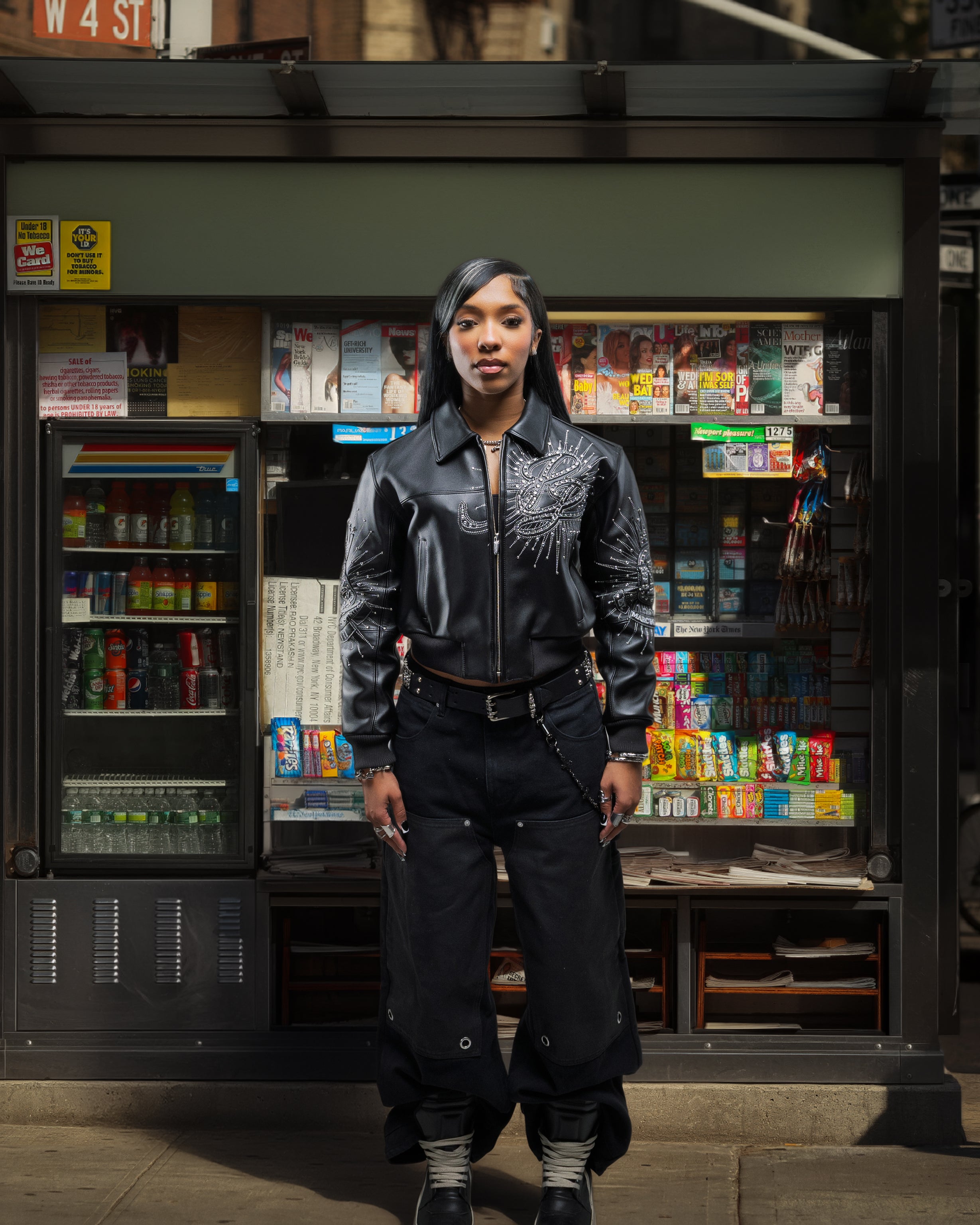 PELLE PELLE 48TH ANNIVERSARY WOMENS CROP JACKET